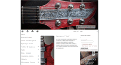 Desktop Screenshot of pastranaguitars.com